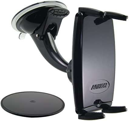 Arkon Windshield Dashboard Car Mount Holder for Apple iPhone 5S 5C 4S 4 3GS and iPod touch, Black, Standard Packaging