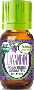 Organic Lavandin Essential Oil (100% Pure - USDA Certified Organic) Best Therapeutic Grade Essential Oil - 10ml