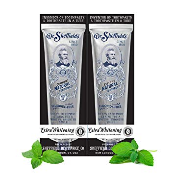 Dr. Sheffield’s Certified Natural Toothpaste (Extra-Whitening)