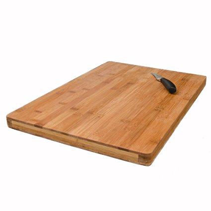 wooden Chopping Board 49x34cm | 3cm thick | large bamboo wood cutting board