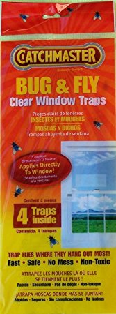 Catchmaster 904 Bug & Fly Clear Window vDIWWk Fly Traps, 12 Count (2 Pack)
