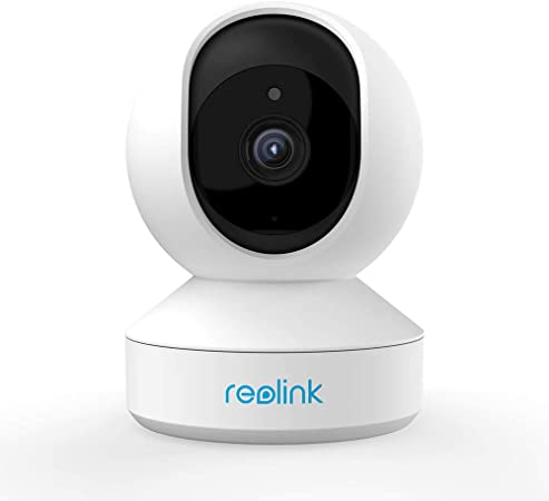 Reolink WiFi Security Camera PT Baby Monitor, 3MP HD Indoor Surveillance, 2.4GHz Wireless Cameras for Home Security with Pan Tilt Night Vision Motion Detection Cloud Service, Work with Google Assistant, E1