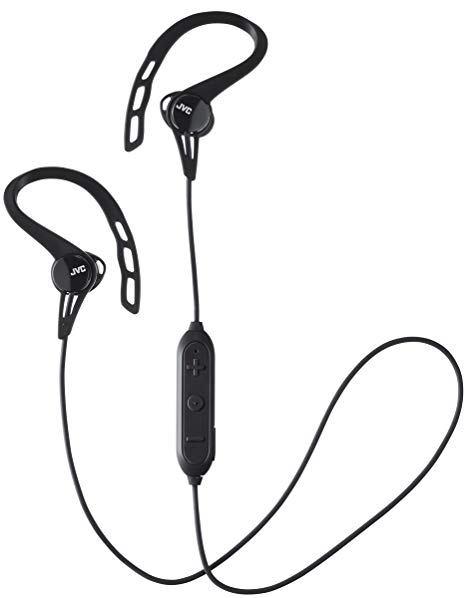 JVC HAEC20BTB Wireless Sports Headphones with Pivot Motion Fit Black