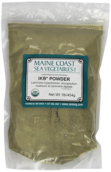 Organic Raw Icelandic Kelp Powder Blend - 1 Lb