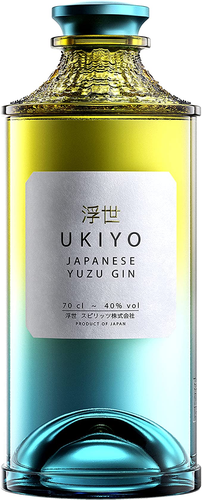 UKIYO Japanese Yuzu Citrus Gin, 40%, 70 cl