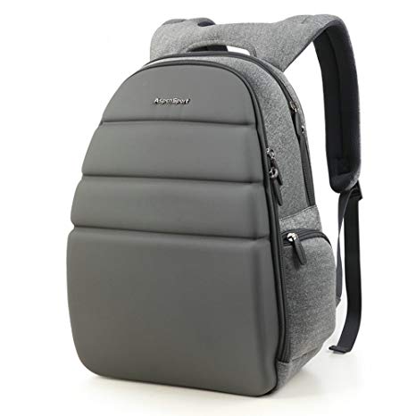 AspenSport Laptop Bags for Men&Women Travel Backpack Business Computer Rucksack Bag College Students for 13.3 inch Notebook Gray