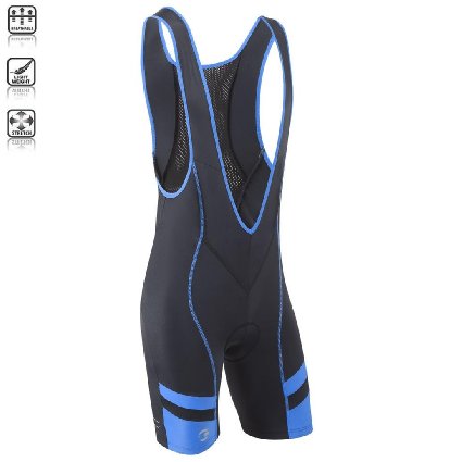 Tenn Mens Bib Front Cycling Shorts with Professional Moulded Pad