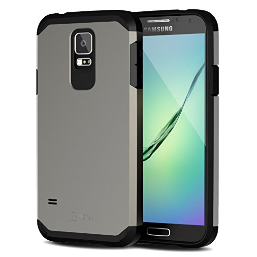 Galaxy S5 Case, JETech Super Protective Samsung Galaxy S5 Case Slim Ultra Fit for Galaxy S5 / Galaxy SV (Grey) - 3013