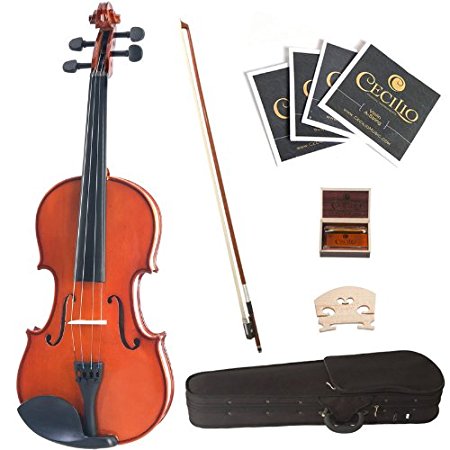 Cecilio 3/4 CVN-100 Solid Wood Student Violin