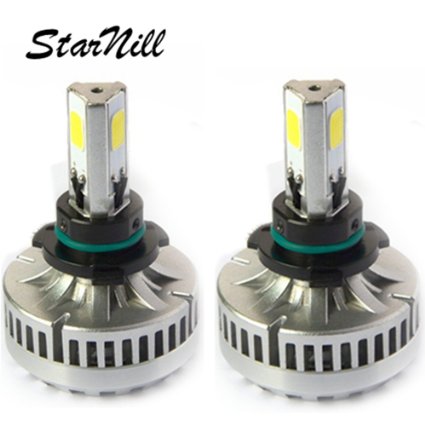 Starnill LED Headlight Conversion Kit - All Bulb Sizes - 80W 7200LM COB LED - Replaces Halogen and HID Bulbs 9006