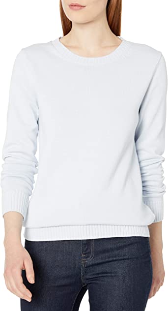 Amazon Essentials Women's 100% Cotton Crewneck Sweater