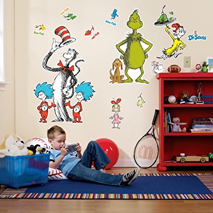 Dr Seuss Room Decor - Giant Wall Decals