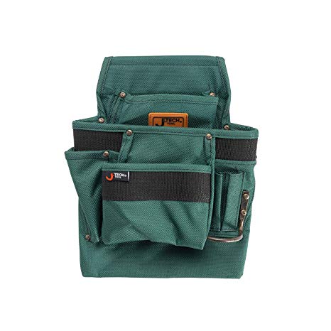 Jetech 3 Pocket Tool Pouch - Heavy Duty Waist Belt Hanging Utility Bag