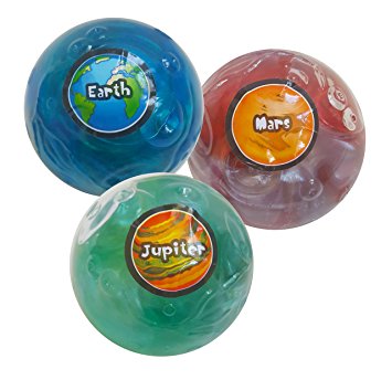 Planet Putty - Earth Mars Jupiter - Collect all 9!! Includes Universal Truth's Who am I?