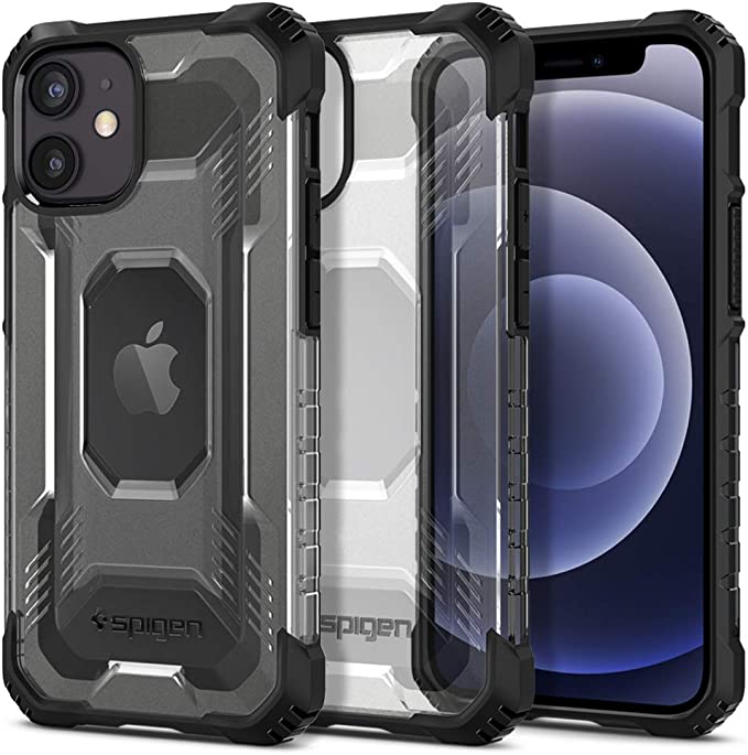 Spigen Nitro Force Designed for iPhone 12 Mini Case (2020) - Matte Black