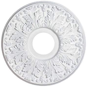 Westinghouse Lighting 7702800 15-1/2-Inch Victorian White Finish Ceiling Medallion