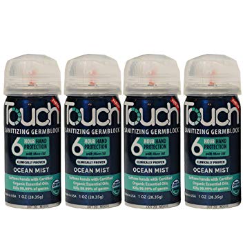 Touch Ocean Mist 4 pack – 1 oz Cans