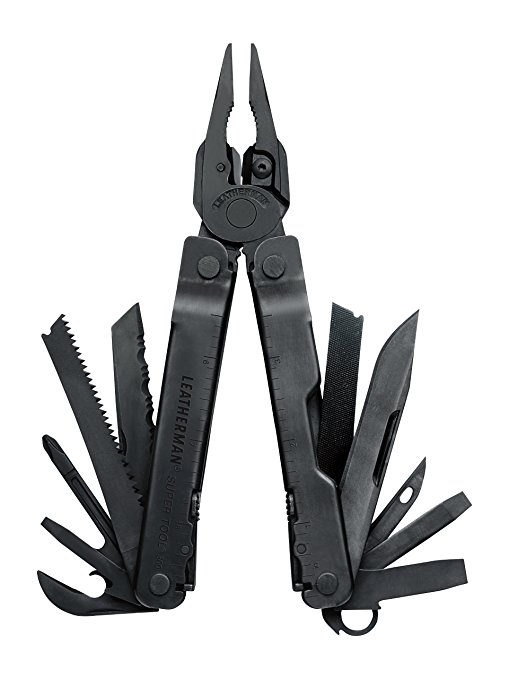 Leatherman - Super Tool 300 Multi-Tool, Black with Molle Sheath (FFP)