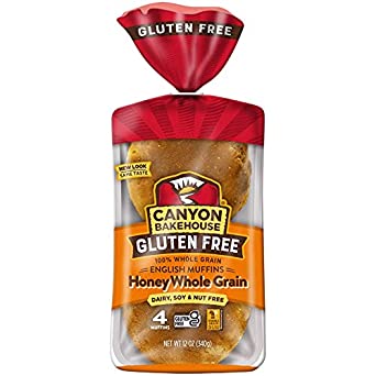 Canyon Bakehouse Shelf Stable Gluten Free English Muffins, 12 Ounce