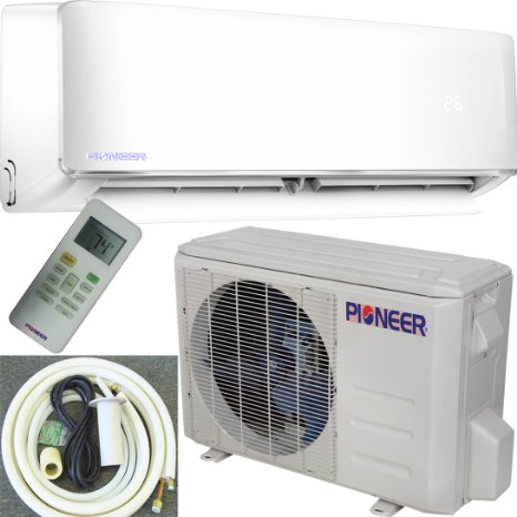 Pioneer Air Conditioner WYS012AMFI22RL Ductless Inverter   Mini-Split Heat Pump Complete System