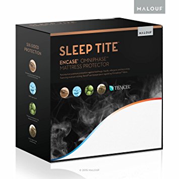 SLEEP TITE ENCASE OMNIPHASE Bed Bug Proof Waterproof Temperature Regulating Mattress Protector - Full