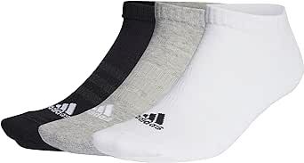 adidas Unisex Cushioned Low-Cut Socks 3 Pairs Sneaker Socks