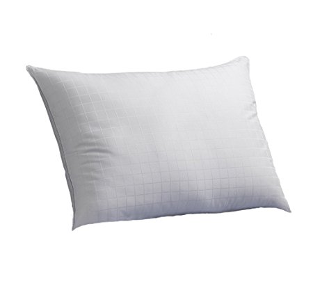 Exquisite Hotel BMI_10322L_K Luxe Down-Alternative Gel Filled Firm Density Pillow, White, King