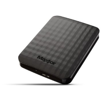 Maxtor M3 2 TB USB 3.0 Slimline Portable Hard Drive - Black