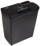 AmazonBasics 8-Sheet Strip-Cut Paper CD and Credit Card Shredder