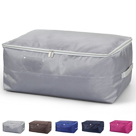 DOKEHOM DKA1014GYL Thick Under Bed Clothes Storage Bag, Moisture proof, Available in 5 Colours (Grey, L)