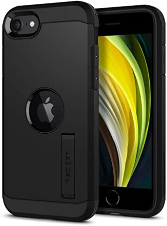 Spigen Tough Armor Designed for Apple iPhone SE 2020 Case/Designed for iPhone 8 Case (2017) / Designed for iPhone 7 Case (2016) - Black