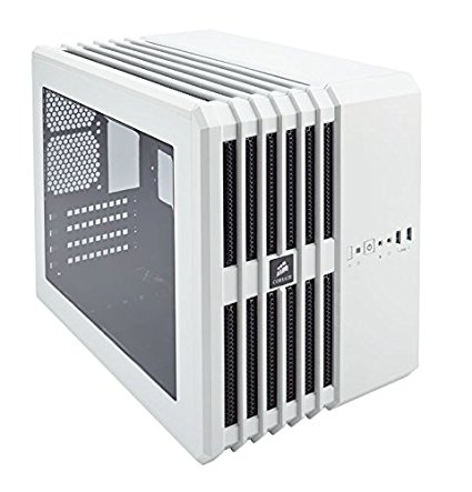 Corsair Carbide Series Air 240 High Airflow MicroATX and Mini-ITX PC Case - White (CC-9011069-WW)