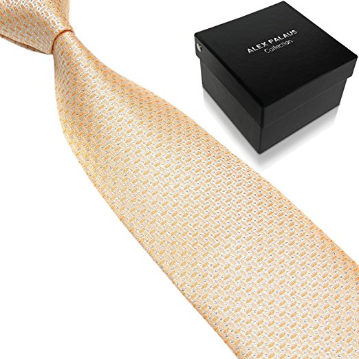 Men’s Ties by Alex Palaus Collection (™) - Premium Designer Necktie with Tie Storage Box