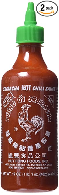 Huy Fong, Sriracha Hot Chili Sauce, 17 Ounce Bottle (Pack of 2)