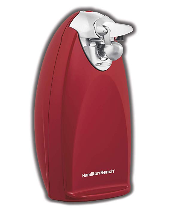 Hamilton Beach 76388R Ensemble Electric Can Opener, Tall, Red