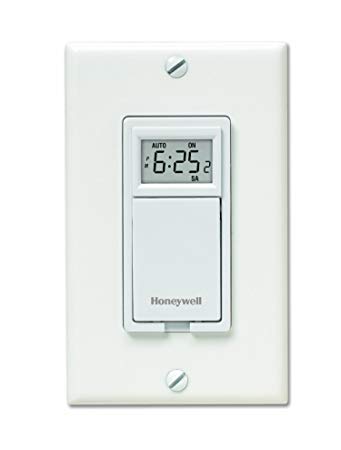 Honeywell RPLS730B1000/U 7-Day Programmable Light Switch Timer