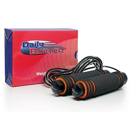 Weighted Jump Rope, Fitness & Training Jump Rope - Best for MMA, Boxing, Fitness, Cross Training