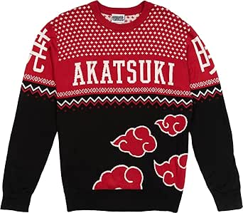 Ripple Junction Naruto Shippuden Christmas Holiday Anime Adult Crew Neck Sweater Officially Licensed