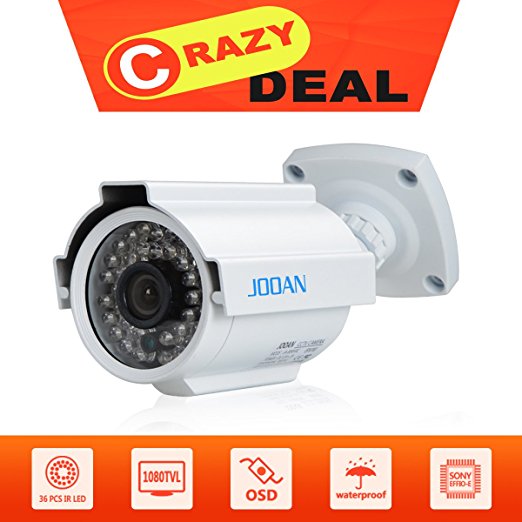 JOOAN 604HRC 1080TVL Bullet Security Camera Analog CCTV Camera Day/Night Vision Outdoor Camera