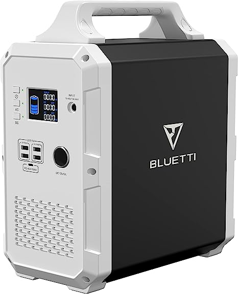 BLUETTI Portable Power Station 1200Wh/1000W, EB120 Solar Generator Backup Battery with 2 x 110V Pure Sine Wave AC Outlets, 1 x 45W PD, 4 x USB-A, Backup Power for Outdoor Camping Fishing Emergency