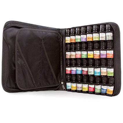 Top 32 Essential Oil Set in Zippered Portfolio Case- 16 Top Singles and 16 Top Synergies