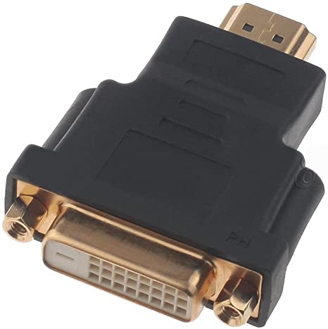 Bluelans Gold Plated DVI to HDMI - HDMI Male To DVI-D Female 24 1 DVI Converter Adapter