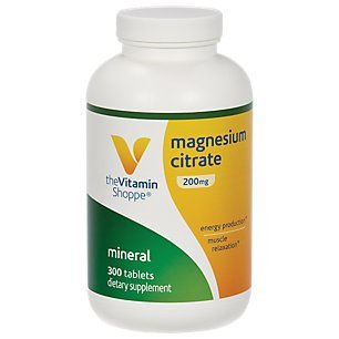 the Vitamin Shoppe Magnesium Citrate 300 Tablets