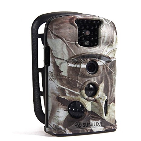 SUNLUXY® 12MP Wide Angle Digital Security Scouting Hunting Trail Game Camera Outdoor Waterproof IR Day / Night   8GB SD Card
