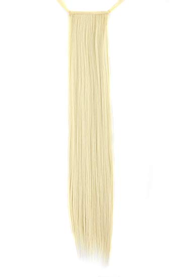 MapofBeauty Beautiful Straight Long Ponytail Hair Extensions (Light Blonde)