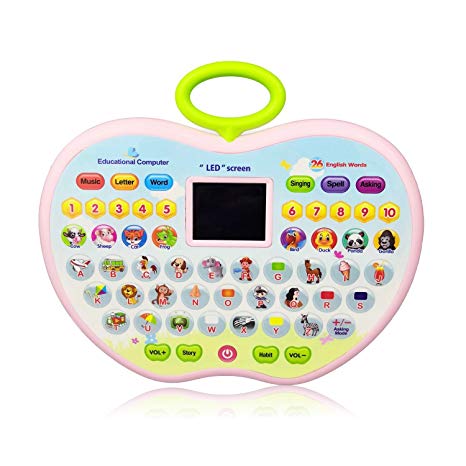 Jeacy Educational Learning Tablet Toys for 1-3 Year Old Kids -Best Gift