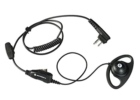 Motorola DLR Earpiece with in-line microphone and push-to-talk