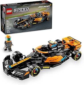 LEGO Speed Champions 2023 McLaren Formula 1 Race Car Toy for Play and Display, Buildable McLaren Toy Set for Kids, F1 Toy Gift Idea for Boys and Girls Ages 9 and Up who Enjoy Independent Play, 76919