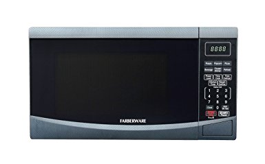 Farberware Classic FMO09BBTCFA 0.9-cu.ft. 900W Microwave Oven, Carbon Fiber