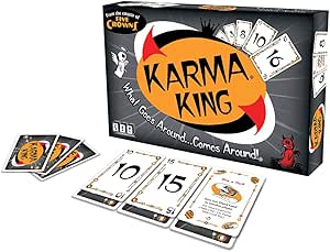 PlayMonster Karma Kings — Card Game — Family Fun Game Night — for Ages 8